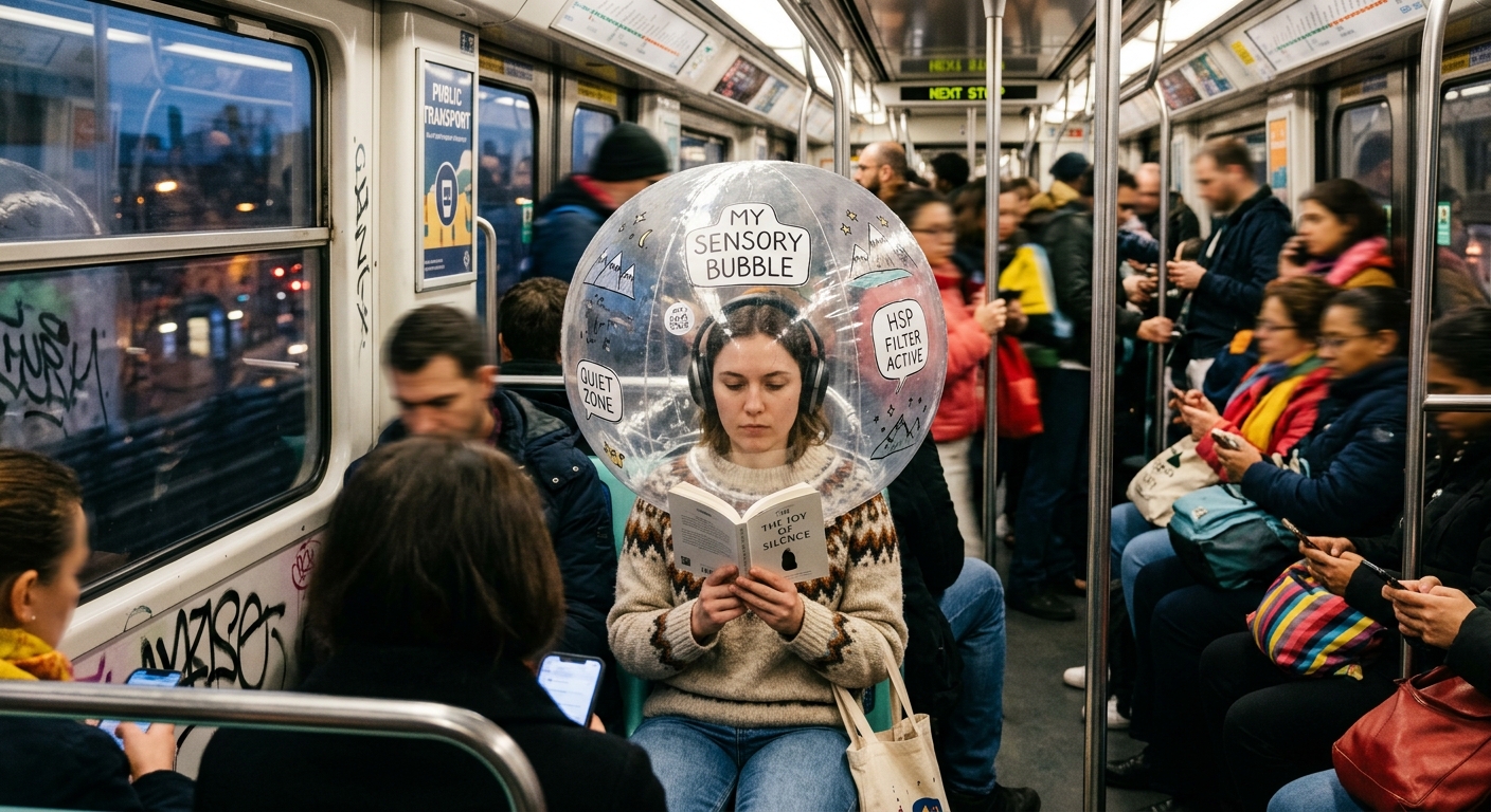 surcharge sensorielle hypersensibilité foule transports
